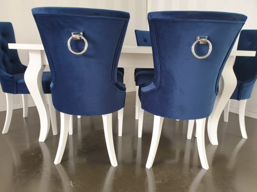 Stół z krzesłami Dubai 2 stół Massimo krzesła tapicerowane Dubai