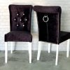 krzesła tapicerowane czarne Porto