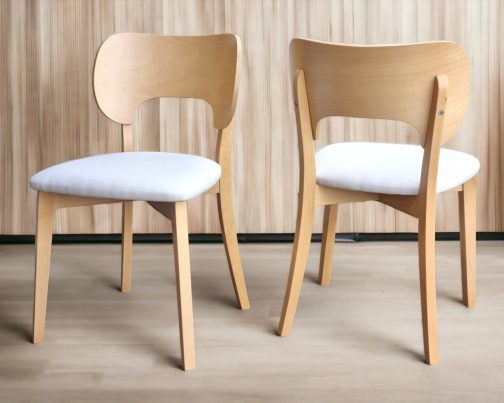 Krzesło drewniane tapicerowane nowoczesne Lars 3