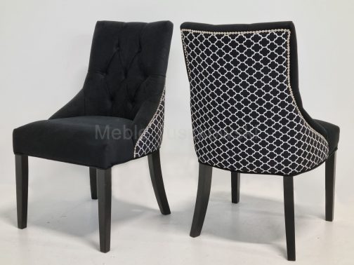 Krzesło tapicerowane Bari marokańska koniczyna