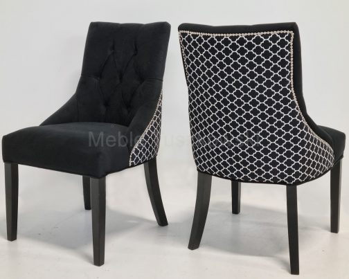 Krzesło tapicerowane Bari pikowane Wzór