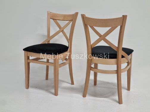 Krzesło drewniane nowoczesne prowansalskie Krzyż Modern