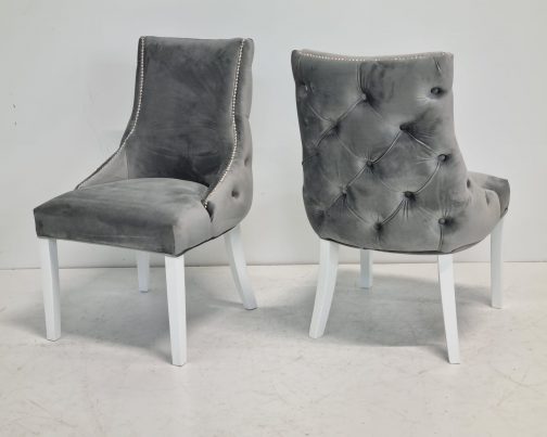 Krzesło tapicerowane Bari pikowane dwustronnie
