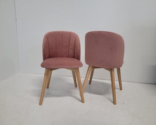 Krzesła tapicerowane Bjorn – komplet 4 sztuki