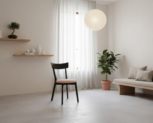 Krzesło dębowe tapicerowane Erik 2