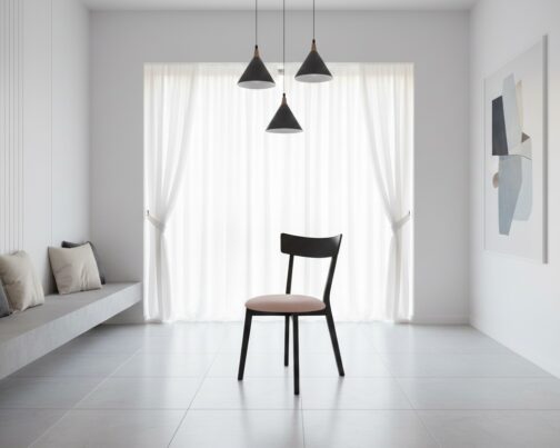 Krzesło dębowe tapicerowane Erik 2