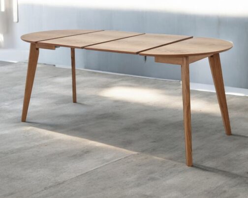 Stół dębowy okrągły drewniany Sandro