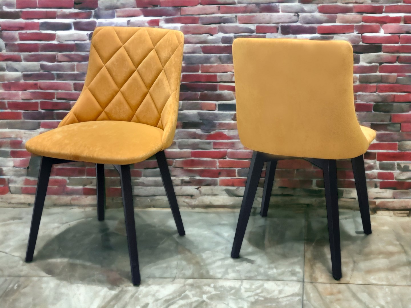 Krzesło tapicerowane loftowe Loft Bjorn 3 Kratka