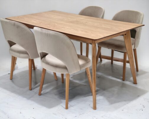 Krzesło tapicerowane Bera loftowe skandynawskie