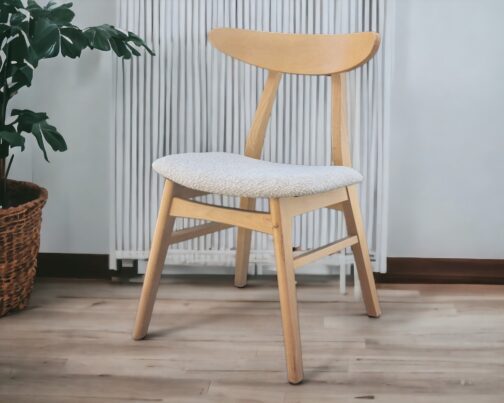 Krzesło drewniane tapicerowane Retro