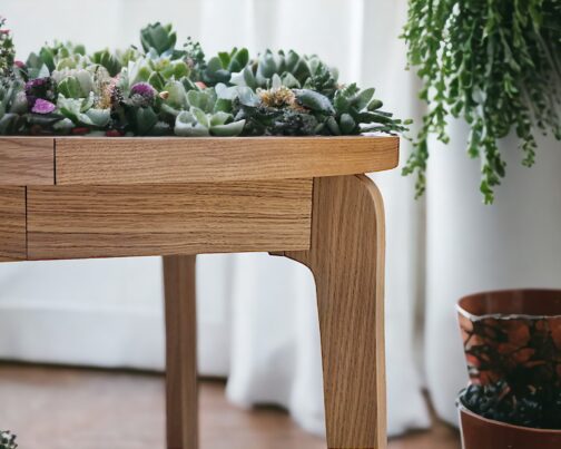 Stół okrągły drewniany Zeno