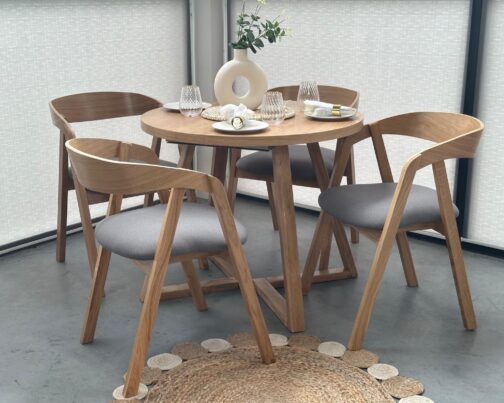 Stół okrągły drewniany Carlo