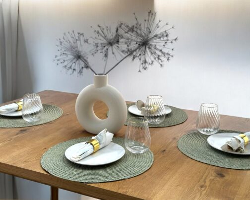 Stół drewniany dębowy rozkładany Rodos