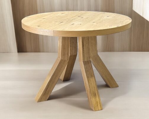 Stół okrągły drewniany Grando sękaty
