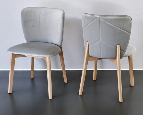 Krzesło tapicerowane Emma – komplet 4 sztuki