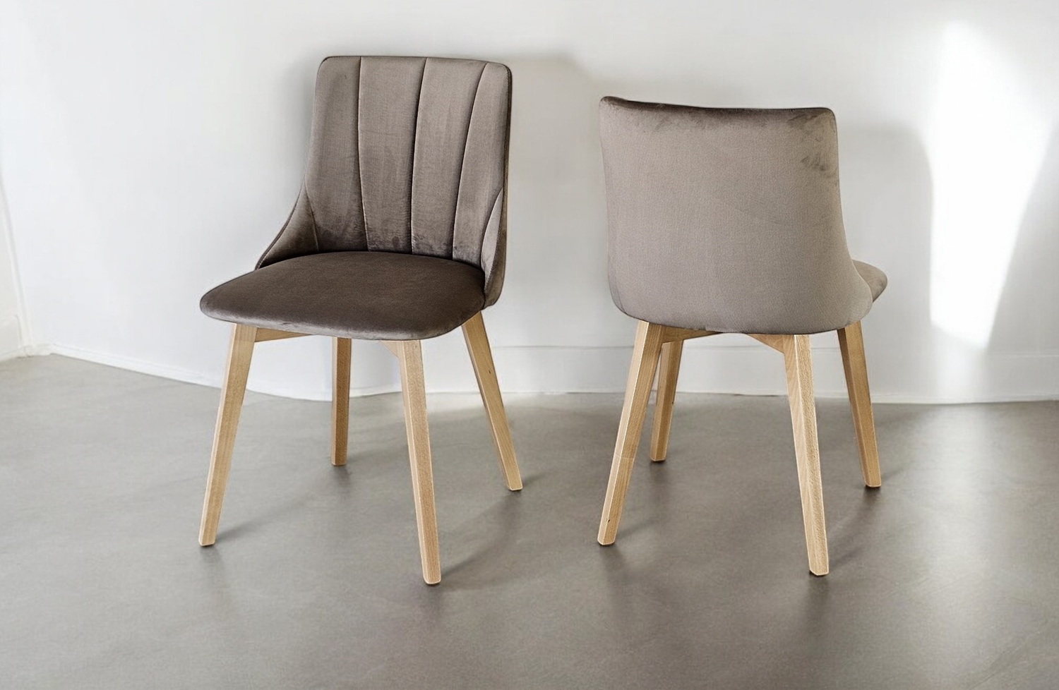 Krzesło tapicerowane loftowe Loft Bjorn 3 komplet 4 sztuki Meble Tuszkowski