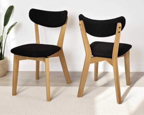 Krzesło drewniane tapicerowane skandynawskie Alta II