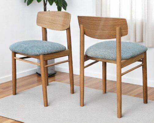 Krzesło dębowe drewniane tapicerowane nowoczesne Polo