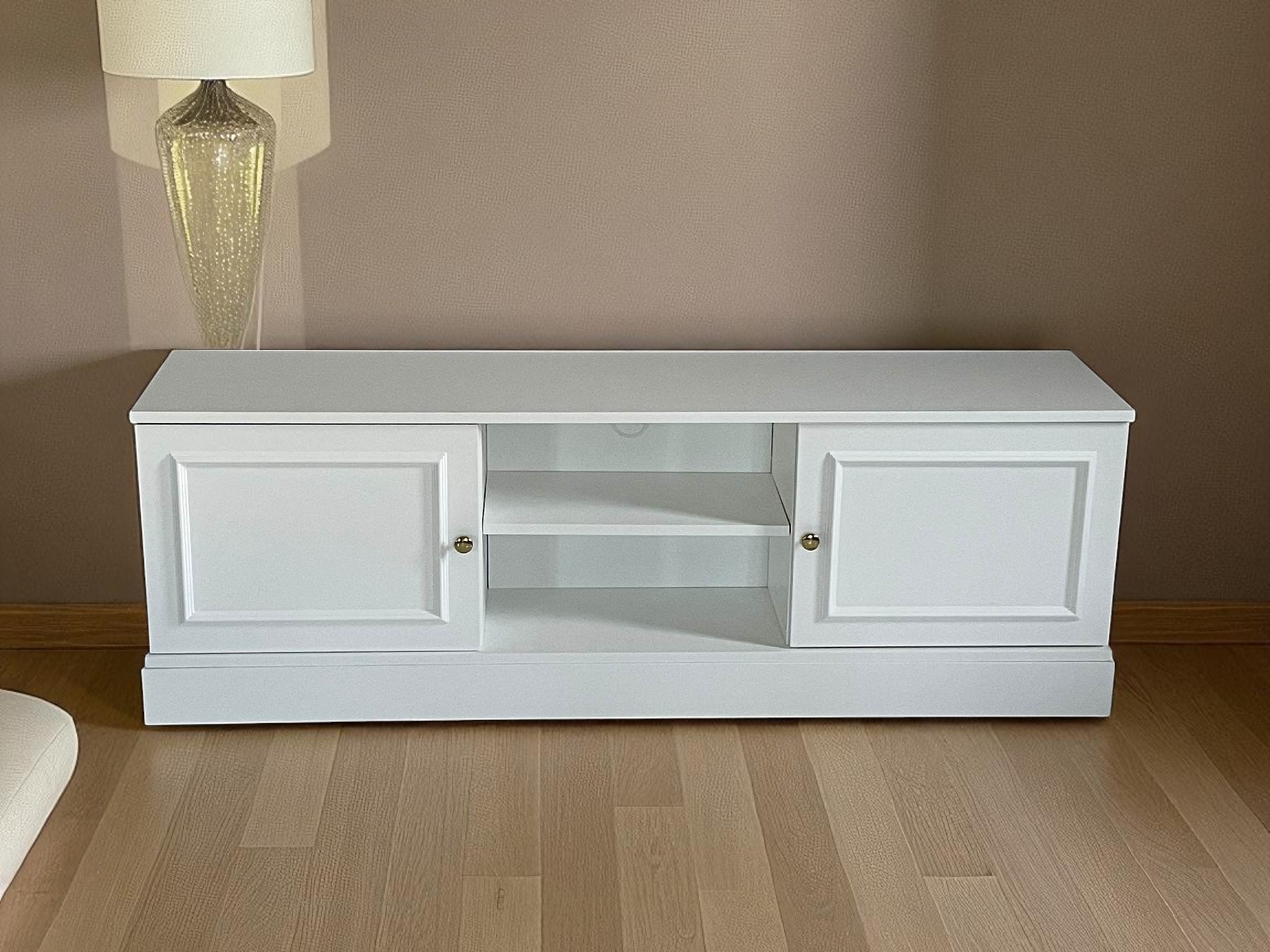 Hampton komoda RTV białaa