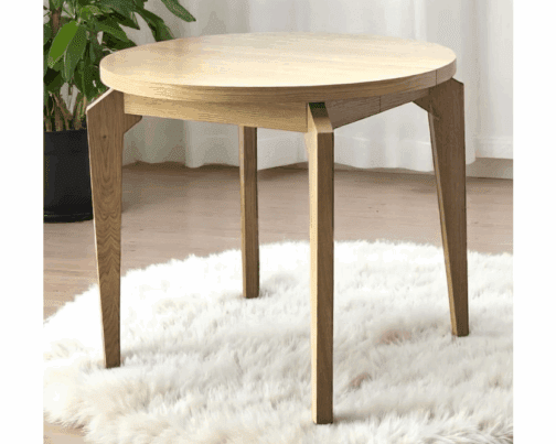 Stół okrągły dębowy drewniany Moderno