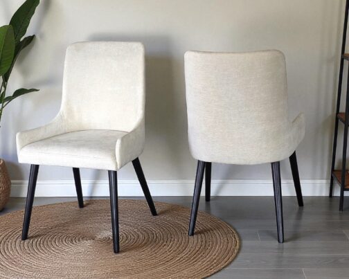 Krzesło tapicerowane loftowe Rosa