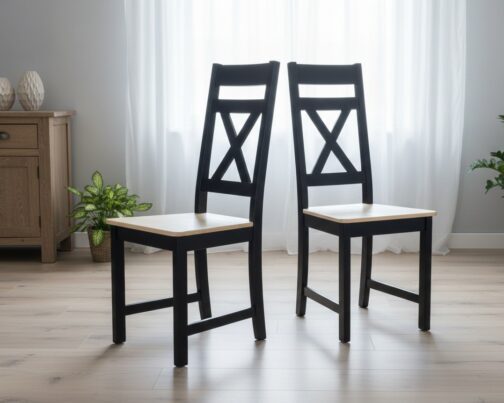 Krzesło sosnowe twarde nowoczesne Lucas