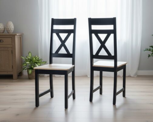 Krzesło sosnowe twarde nowoczesne Lucas