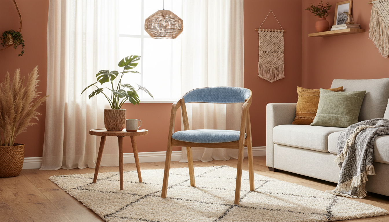 Carmen krzesło z podłokietnikami dębowe tapicerowane siedzisko i oparcie Meble Tuszkowski