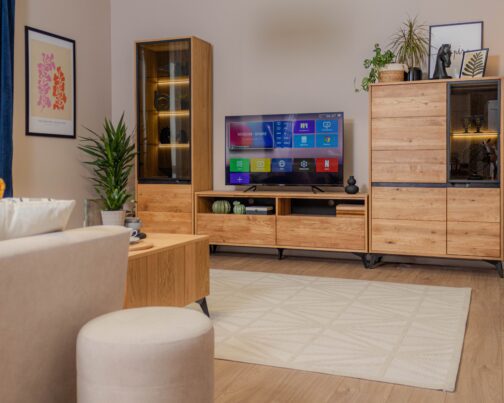 Dębowa szafka RTV 180