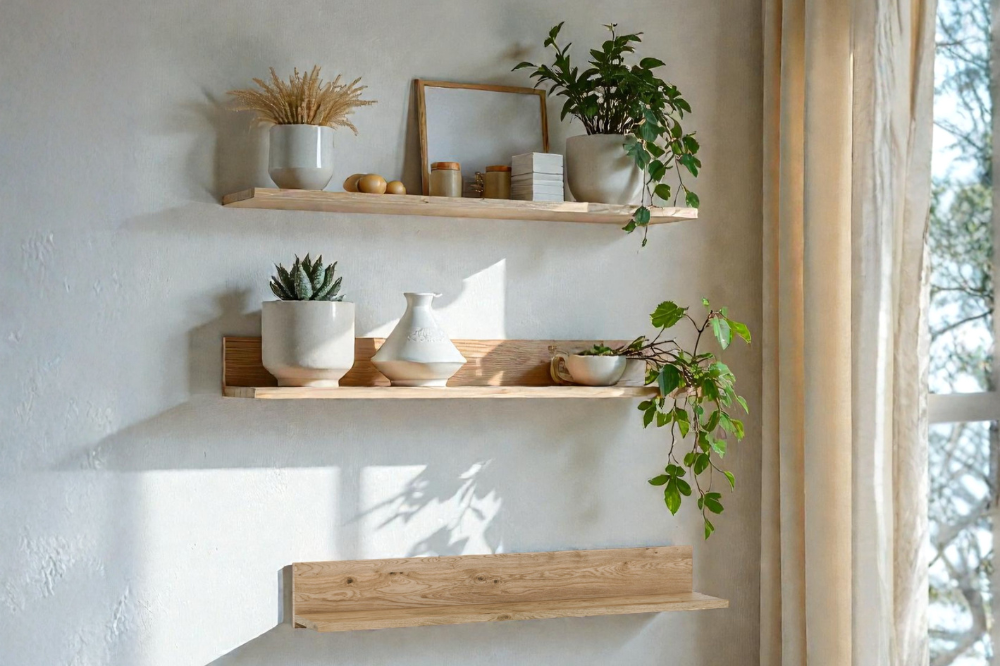 Półka dębowa na ścianę 120 Meble Tuszkowski