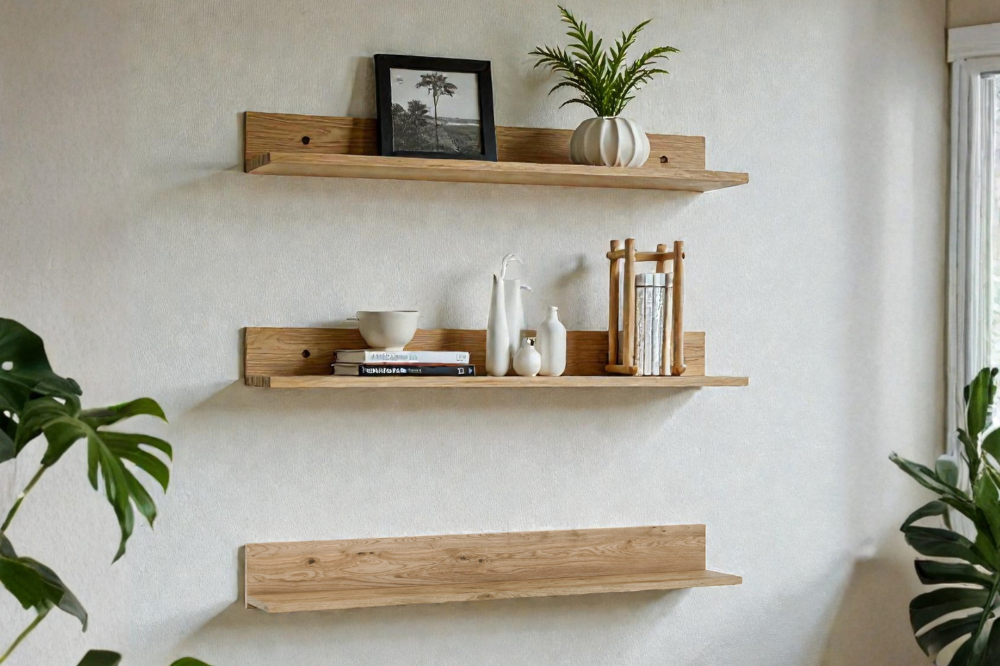 Półka dębowa na ścianę 140 Meble Tuszkowski