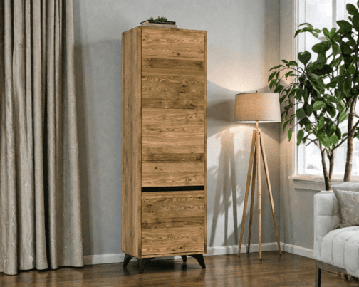 Szafa dębowa nowoczesna 60 L/P