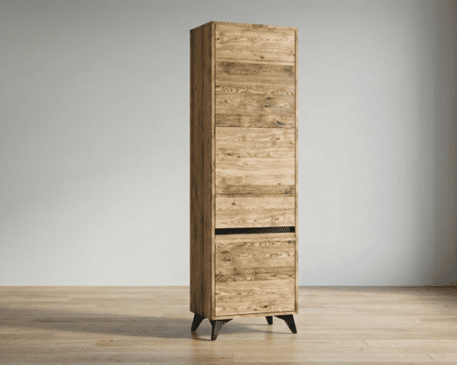 Szafa dębowa nowoczesna 60 L/P meble lity dąb Meble Tuszkowski