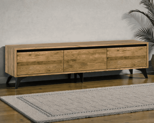 Dębowa szafka RTV 180 na ścianę lub stojąca