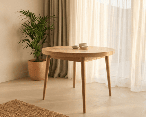 Stół okrągły drewniany Malmo II