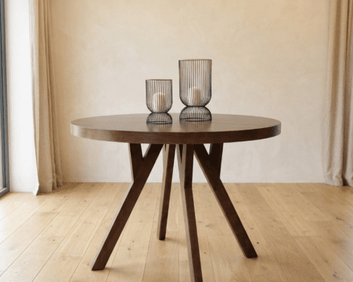 Stół okrągły drewniany Oslo